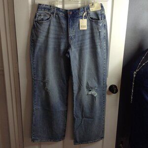NWT ANA 16W Low Rise/Low Rider, Wide Leg, distressed. Trending, Comfort & Style
